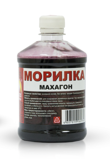 Заказать он-лайн Морилка Махагон 0,5л (пэт/т) в интернет-магазине Строительный дом на Приморской 27 в Хабаровске с доставкой.