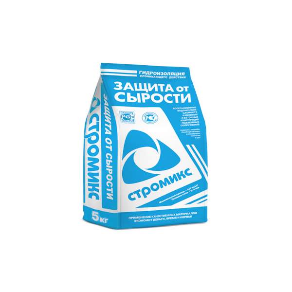 Заказать он-лайн Защита от сырости СТРОМИКС 5 кг в интернет-магазине Строительный дом на Приморской 27 в Хабаровске с доставкой.