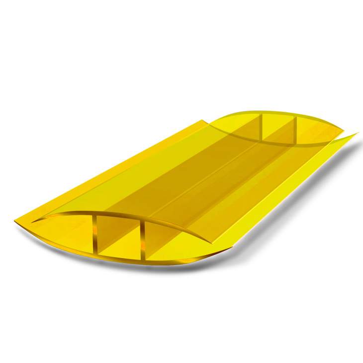 Заказать он-лайн Профиль соединительный неразъемный 4-6мм желтый, 6м в интернет-магазине Строительный дом на Приморской 27 в Хабаровске с доставкой.