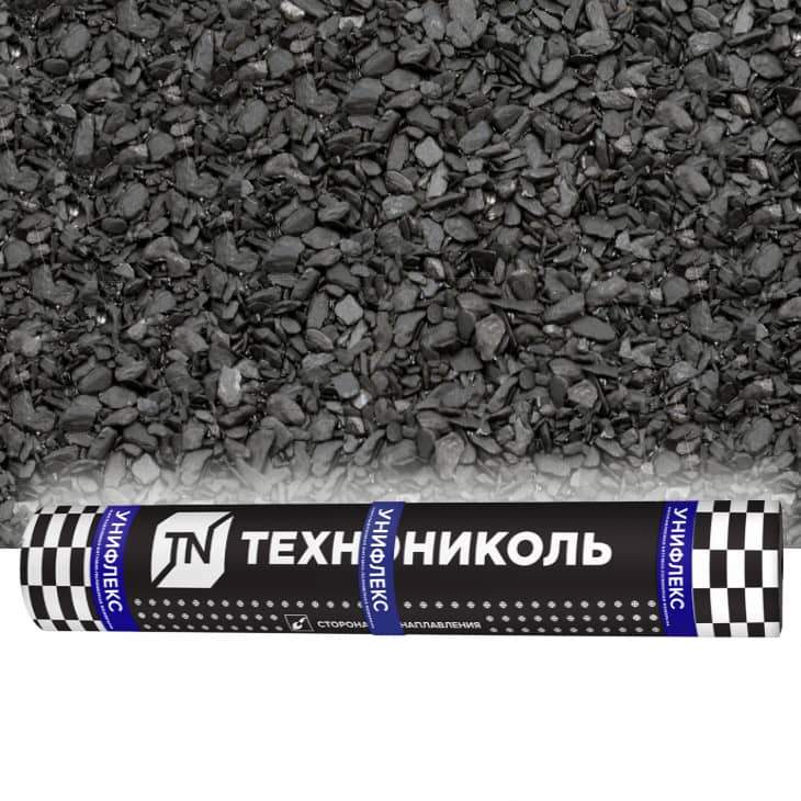 Заказать он-лайн Унифлекс ТКП сланец серый 10м2 в интернет-магазине Строительный дом на Приморской 27 в Хабаровске с доставкой.