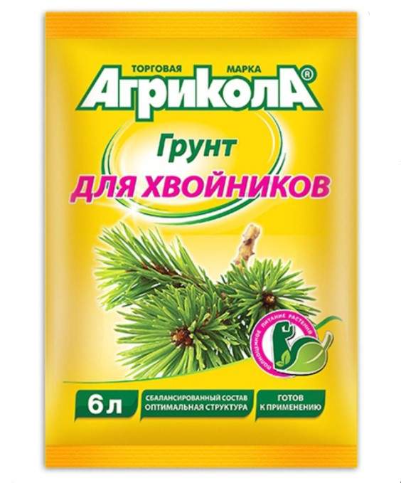 Заказать он-лайн Грунт Агрикола для хвойных растений 6л в интернет-магазине Строительный дом на Приморской 27 в Хабаровске с доставкой.