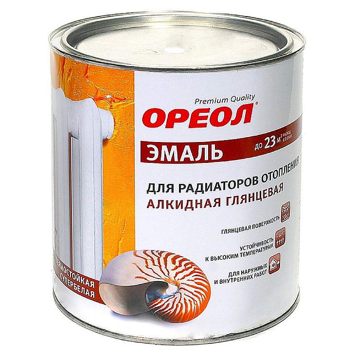 Заказать он-лайн Эмаль для радиаторов 3кг ОРЕОЛ Эмпилс в интернет-магазине Строительный дом на Приморской 27 в Хабаровске с доставкой.