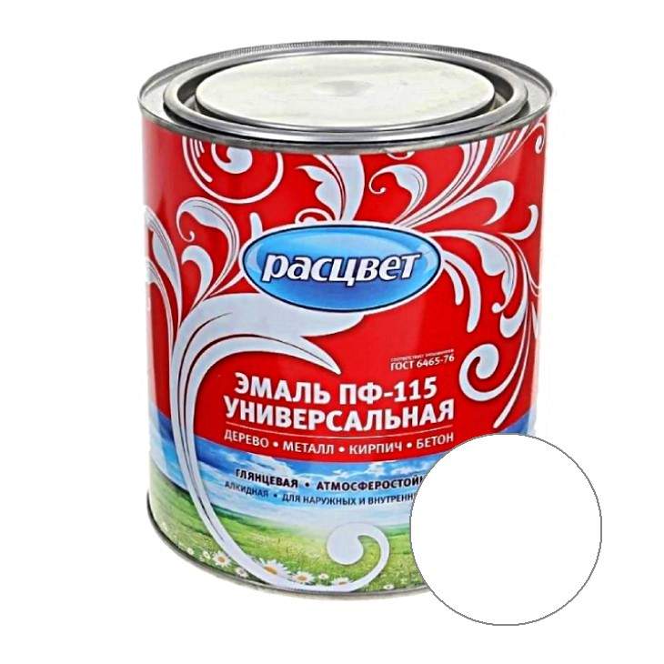 Заказать он-лайн Эмаль ПФ-115 белая 1,9кг Расцвет Эмпилс в интернет-магазине Строительный дом на Приморской 27 в Хабаровске с доставкой.
