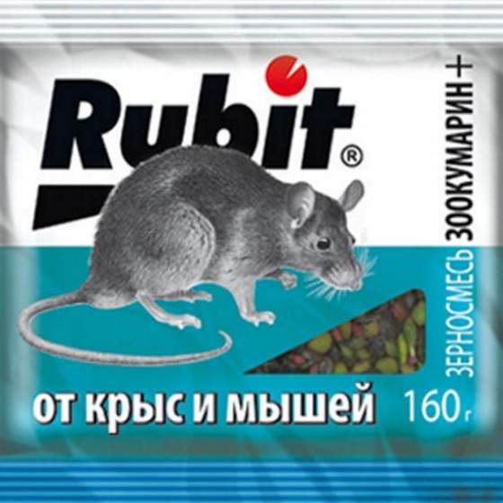 Заказать он-лайн РУБИТ Зоокумарин + зерновая смесь 160гр в интернет-магазине Строительный дом на Приморской 27 в Хабаровске с доставкой.